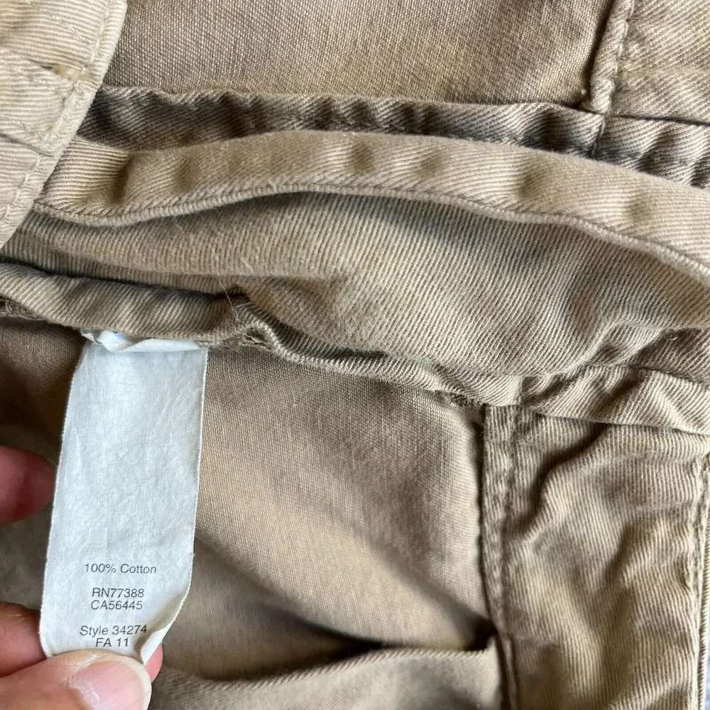 J.CREW Shorts Mens 31 Beige‎ Cargo Stanton Adjustable Military Outdoor Workwear